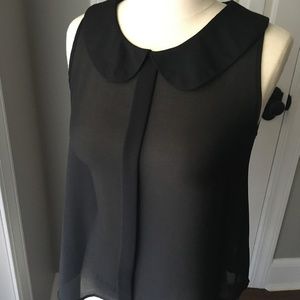 Sheer Black Blouse
